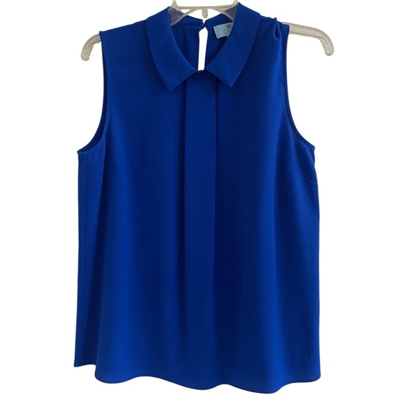 CeCe Women’s Sleeveless Collared Top Size Small - Picture 1 of 9